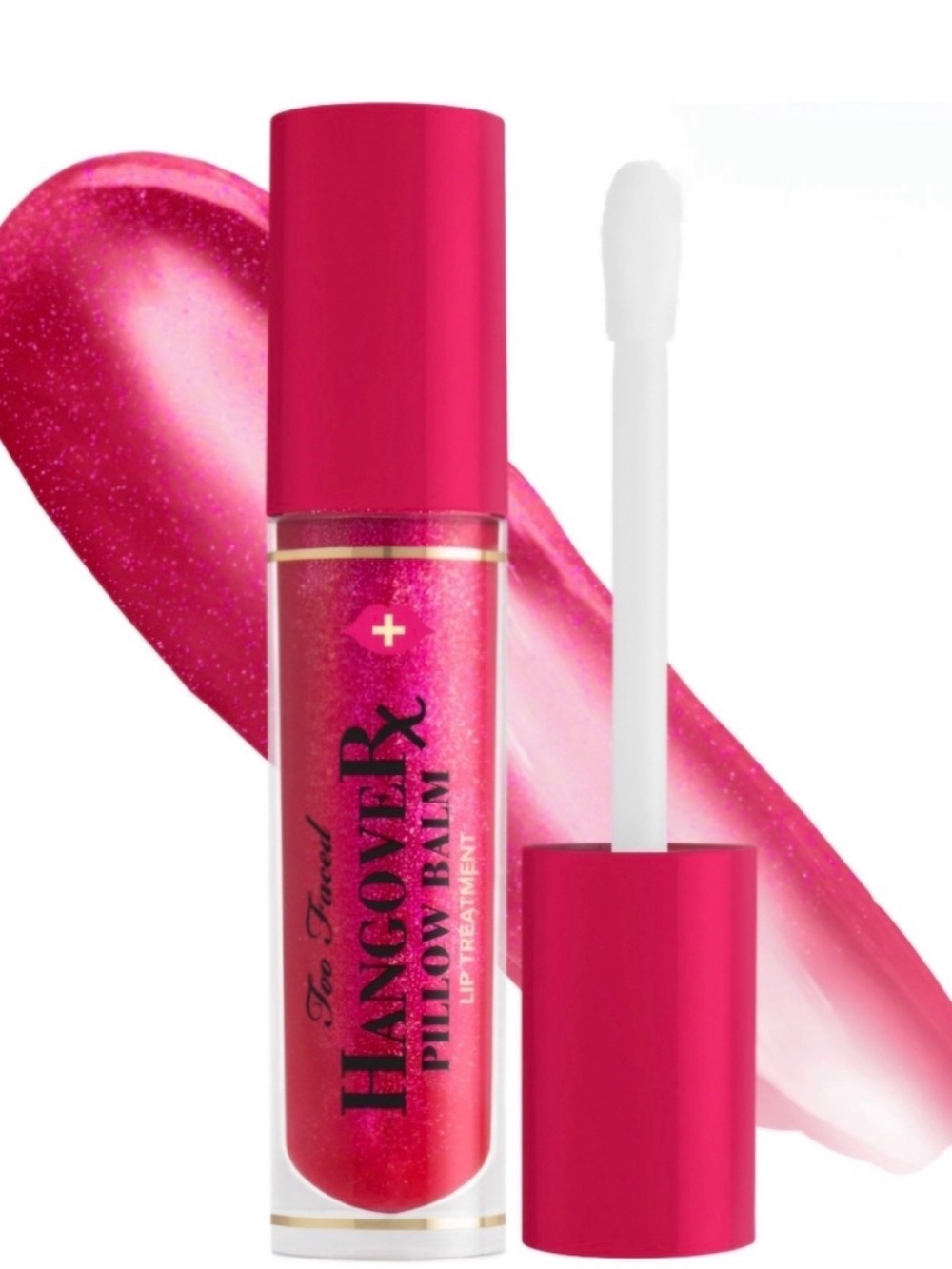 Too Faced Hangover Rx Fillovery Lip Balm - Shimmery Hot Pink